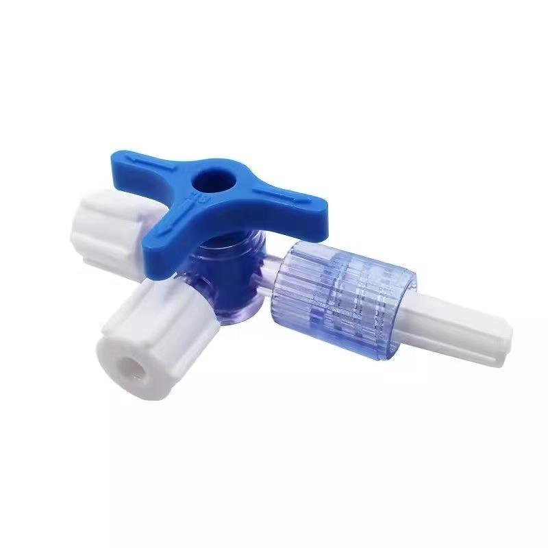 Pet Medical Three-Way Stopcock Disposable Infusion Drug Mixer Adapter Extension Tube Three-Way Valve