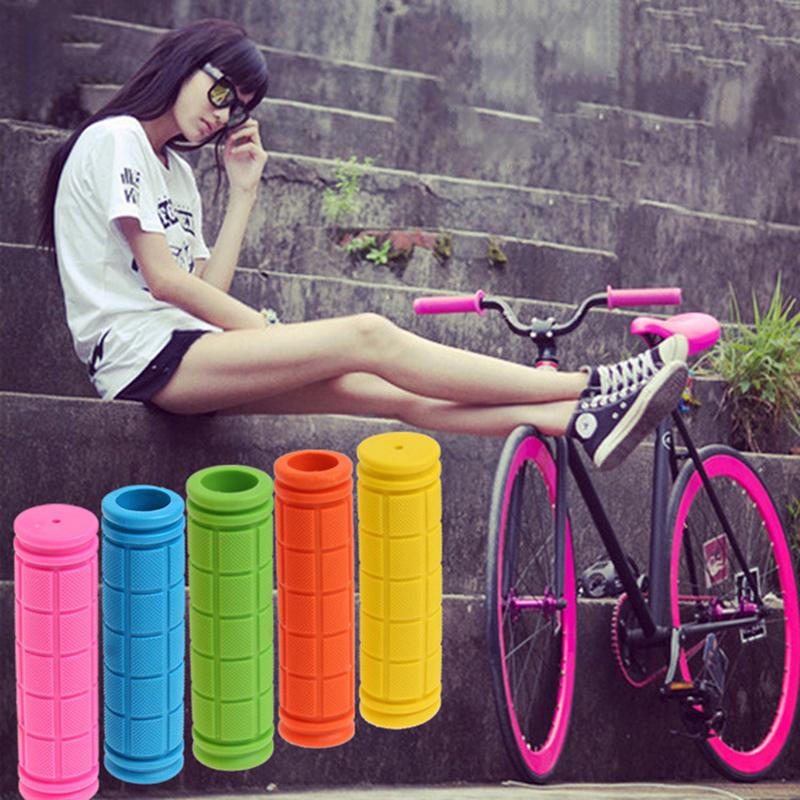 1Pcs Handlebar Grips Soft Silicone Shockproof Handle Bar Grip Wear-Resistant Bmx Balance Bicycle Grip Bike Parts