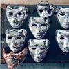 Kristall-Gesichtsmasken Cosplays Spiegelreflexion Maskenball-Masken Gesichts-Party-Masken
