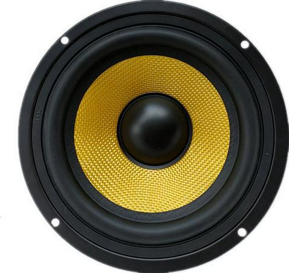 6.5-inch Inverted Edge Mid-Bass Audiophile Speaker with 178MM Yellow Fiberglass Cone
