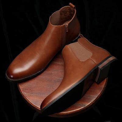 New Chelsea Men Boots  Fashion  Comfortable Leather Boots