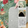 Fashion Flower runner Rug Washable Foldable Non-slip Bedroom Bedside Mat Light Luxury Home Decoration Soft Corridor Carpet 