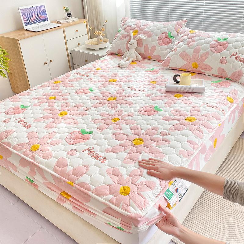 New Class a All Cotton Quilted Fitted Sheet Waterproof To Prevent Leakage of Urine Mattress Cover