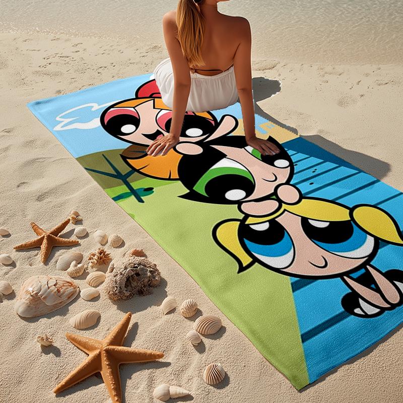 Power Police Adventure Beach Towel, Super Soft Microfiber, Gift for Her/Him, Birthday, for Pool, Beach, Travel, Home Decor Fan Gifts