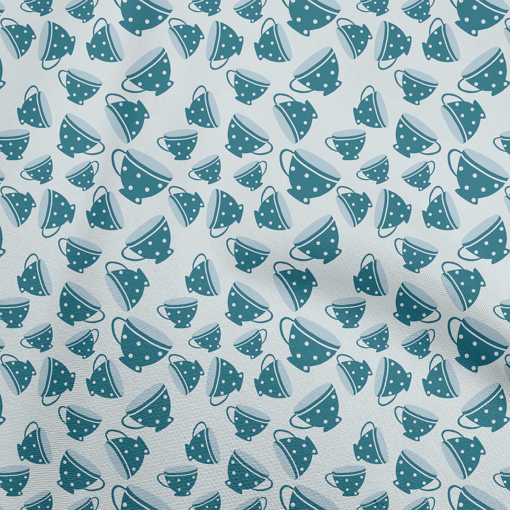 

oneOone Бавовна Поплін Коричневий Тканина Посуд Чашки Шиття Ремісничі проекти Принти на тканині 42 дюйми 42 Inch Wide - Viscose Chiffon чирок зелений колір