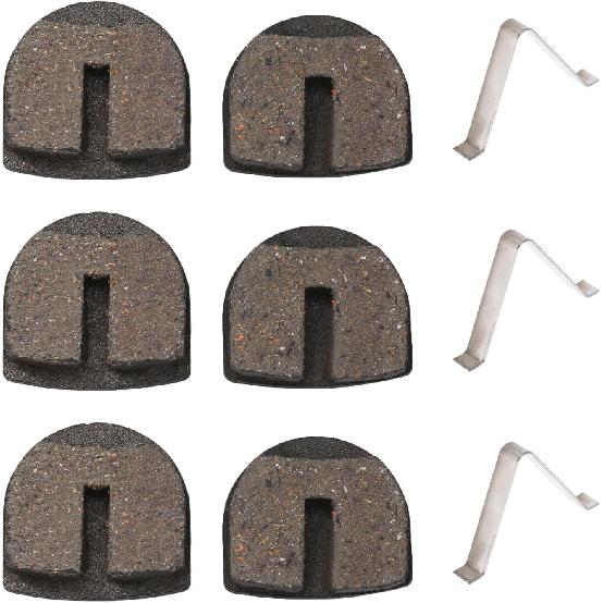 KAMIER Rounded Front Rear Brake Pads Replacement For Razor MX650 MX500 SX500 Mcgrath Dirt Bike Electric 4 Wheeler ATV Dirt Quad 500 RSF650 Kids