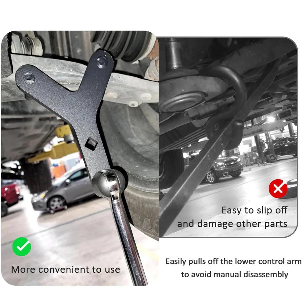 Automotive Lower Control Arm&Ball Joint Removal Tool Suspension Prying Tool Lower Arm Disassembly Control Arm Ball Head Tool