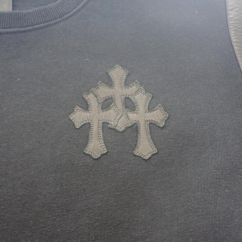 CHROME HEARTS 2212-304-6310 M Sweat Black Cotton Mens