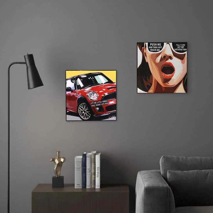 Art Frame Alien KEETATAT SITTHIKET Alien Monster Movie Pop Art Frame Interior Art Pop Art Painting Overseas Poster Panel Import Homage