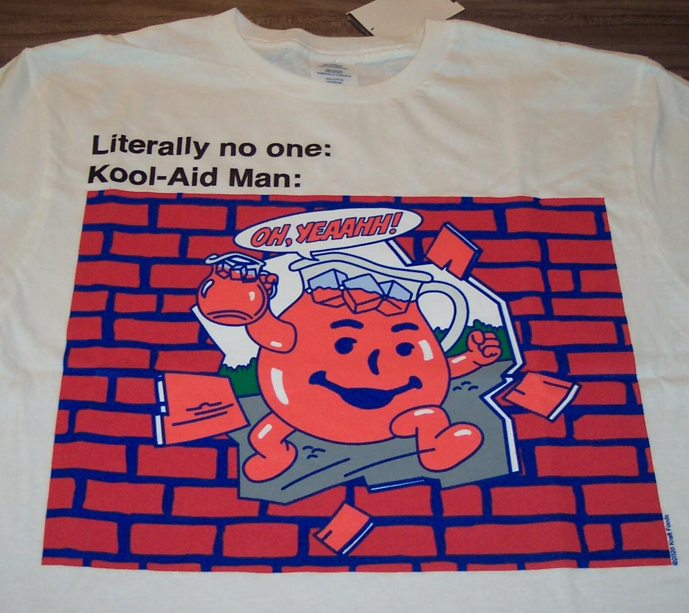 Vintage Style KOOLAID MAN Oh Yeah T-shirt MENS SMALL 80 NEW w TAG M