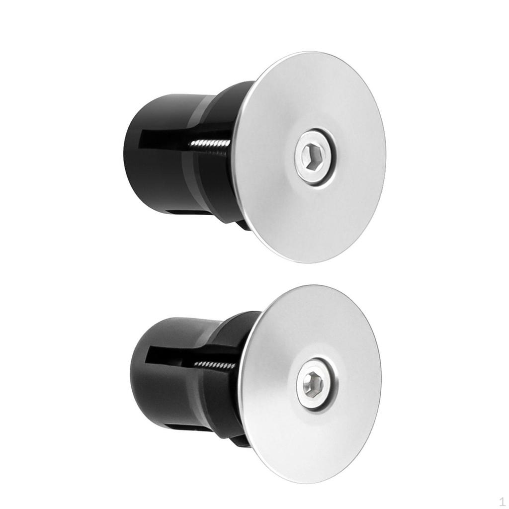 2 Pack Handlebar Plugs for Bikes, Folding Bike Accessories