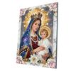 Lady DIY Special Shape Drill Art Craft Pearl Diamond Painting with Frame 11.81x15.75in Diamond Art Pearl Painting Kit Gift