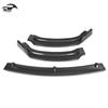 Gloss Black Front Lip Bumper for 2012-2017 BMW 3 Series F35, Regular Version - Three-Section Design.
