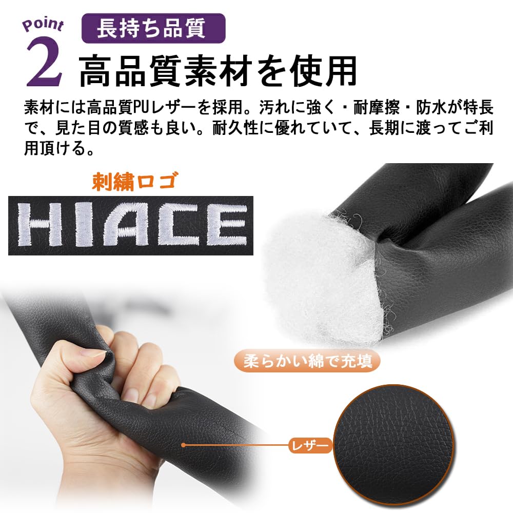 SAWAKAKI Toyota Hiace 200 Series Seat Gap Cushion, Seat Side Gap Filling, Prevents Small