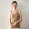Lekasha Women's Cashmere Sleeveless V-Neck Wool Camisole for Autumn/Winter