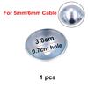 Gym Cable Steel Wire Rope Accessories Cable Machine Fitness Equipment Exercise Metal Limit Ball Terminals Gasket
