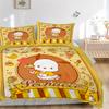 3pcs Pochacco's Sweet Adventure Bedding Set Includes Quilt Cover and Pillowcases, Suitable for All Seasons, Machine Washable Ideal Gift S077