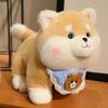 Birthday Hat Cute And Cartoon Pattern Knitted Scarf Shiba Inu Cartoon Plush Toy