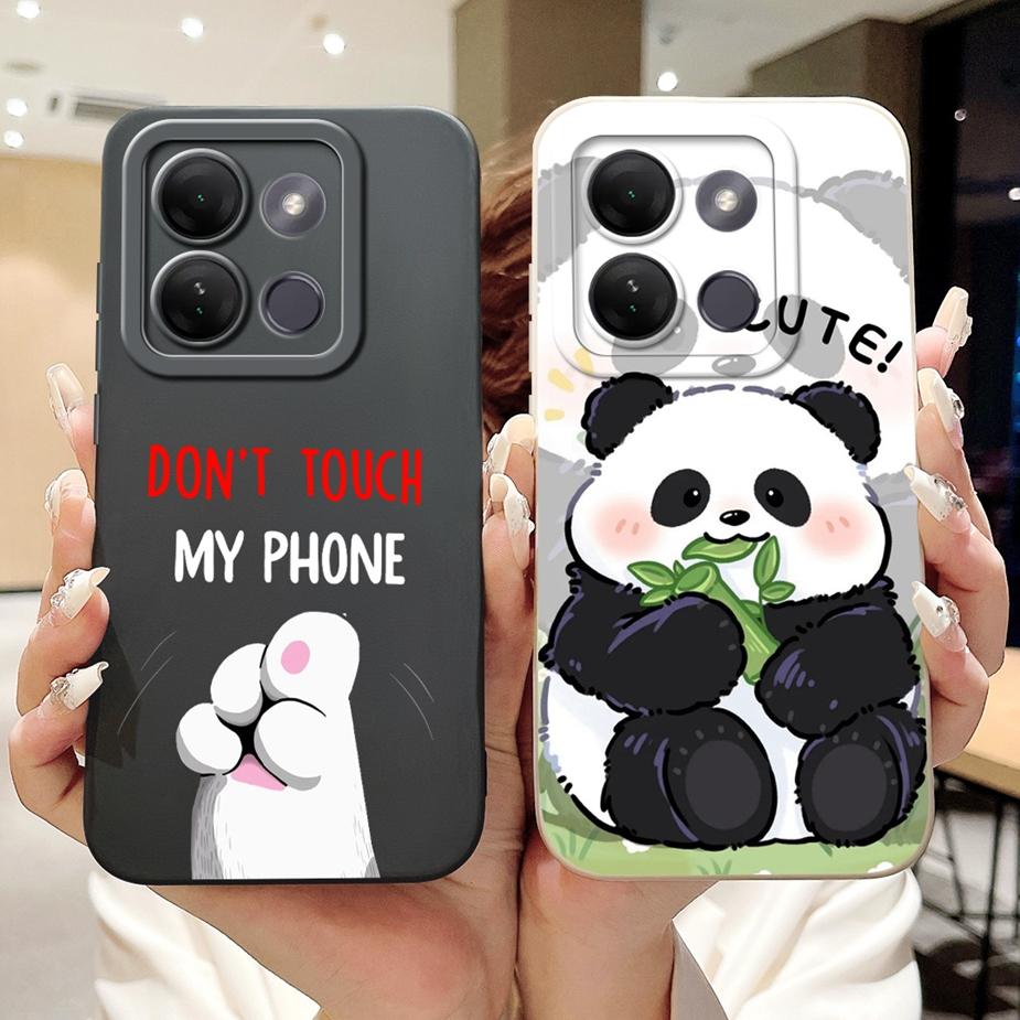 For Infinix Smart 7 HD Case X6516 Cute Funny Cartoon Cover Shockproof Phone Case For Infinix Smart 7 Plus Smart7 X6515 Soft Bags