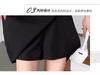 2024 Summer Women's Plus Size High Waist Black A-Line Midi Skirt