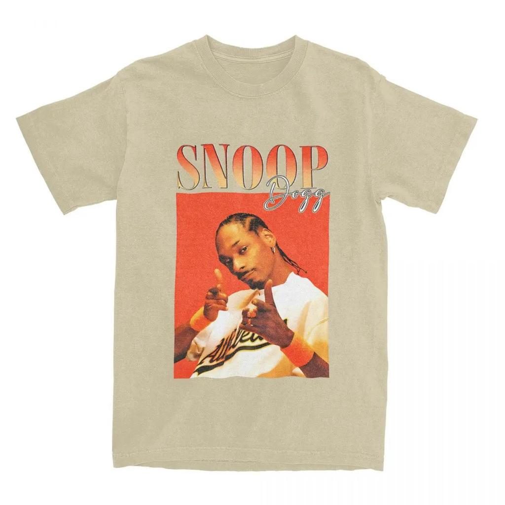 Snoop Dogg Snoop Tou T-Shirt Herren 100% Baumwolle Lustige T-Shirts Rundhals Vintage T-Shirts Kurzarm Tops