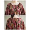 Dimanaf 2025 Summer Plus Size Dress Women Casual Vintage Floral Dress Basic Printing Long Beach Elegant Loose Dress