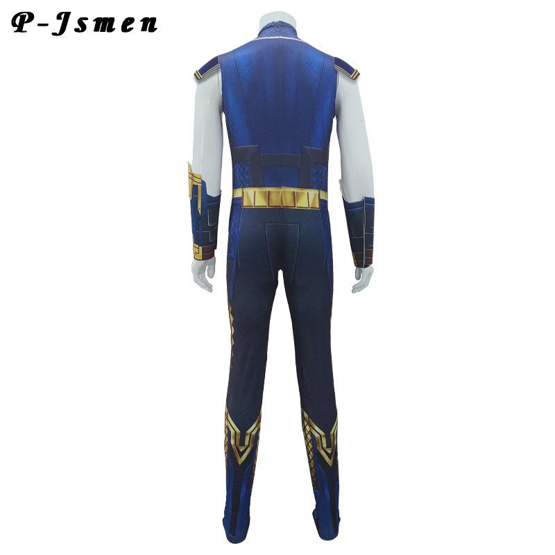 P-Jsmen Thor Love and Thunder Cosplay Costume TVMovie Superhero Suit Halloween Felt Sleeves Costumes with Cape for Kids Adult