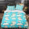 Magical Unicorn Bedding Sets Quilt Bed Cover Comforter Duvet Cover Pillow Case 2-3 Pieces Sets Kids Adult Bedroom Decoration
