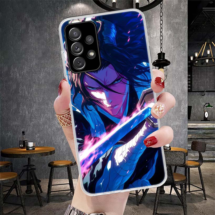 Bleach Kuchiki Byakuya Weiche Handyhülle Für Samsung Galaxy A12 A22 A32 A52 A72 A02S A51 A50S A71 A70 A31 A20S Note 20 Ultra S10 A