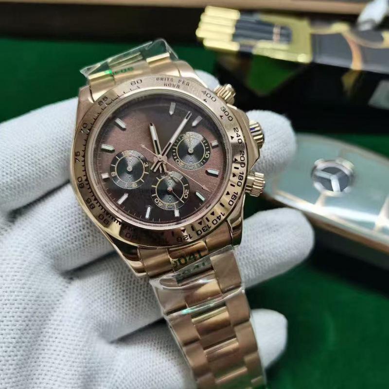 Rolex Daytona Serisi 40mm Erkek Altın ve Çelik Otomatik Mekanik Saat
