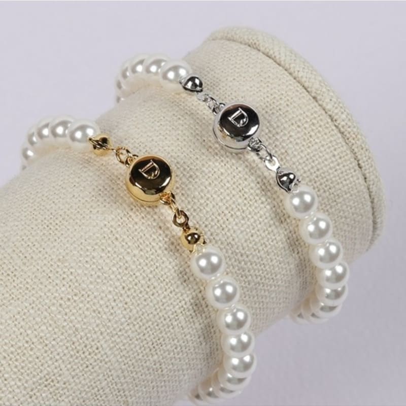 Dana Burton [Magnet One-Touch] Joy Pearl Bracelet_6mm Pearl