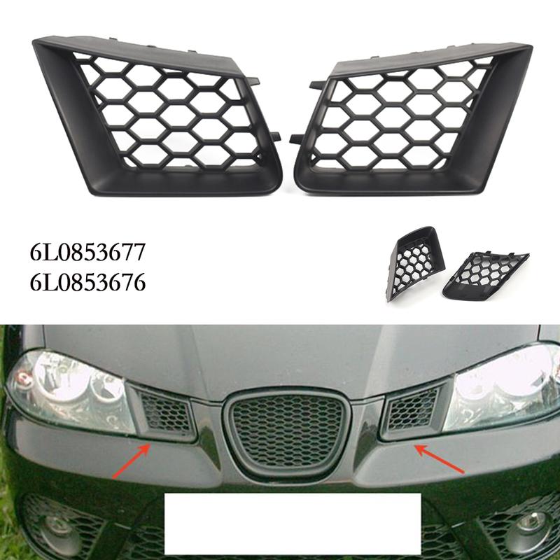 Front Grille 6L0853676 6L0853677 For SEAT For Ibiza-Typ 6L For SEAT For Cordoba-Typ 6L 02-09 Left Right Side Grille Replacement
