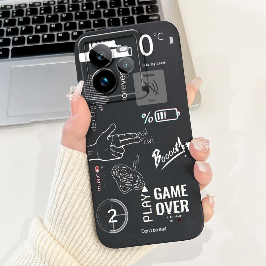 For Realme GT7 Case GT 7T 5G RMX5061 Luxury Art Painted Cover Soft Silicone Case For Realme GT 7 Pro GT7 T RealneGT 7T 5G Fundas