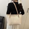 Source manufacturer straw woven bag, new beach woven straw bag, shoulder women's bag, Japanese and Korean simple leisure vacation bag