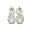 Kappa Urban Sports Mesh Breathable Platform Comfortable Versatile Non-Slip Wear-Resistant Low-Top Dad Shoes Women Sneaker White K0E25MC62J-012