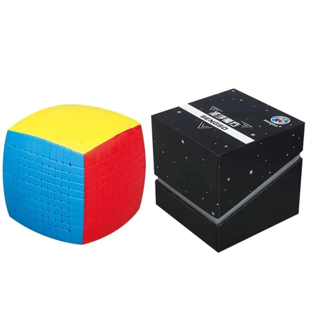 Shengshou Pillowed 8x8 9x9 10x10 11x11 Magic Puzzle Cube Professional Sengso Bread Speed Cube Magico Speed Cube Educational Toys