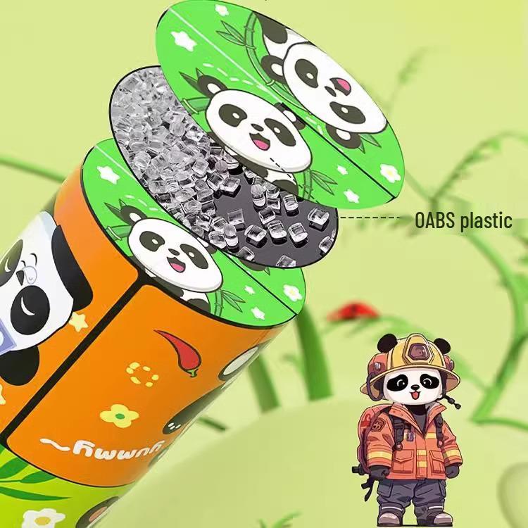 Panda Infinity Cube: 3D Geometric Folding Block - Educational Decompression Toy for Kids