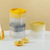 Grande Stampo per Cubetti di Ghiaccio Sferici in Silicone con Coperchio Sigillato Grande Stampo Sferico Rotondo per Whiskey Cocktail Maker di Palline di Ghiaccio a Rilascio One-Click
