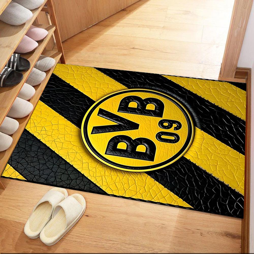 Borussia Dortmund Area Rug Perfect For Balcony Bedrooms Game Room Decorate Room Antislip Rug Office Home Decor Spiritual Gift