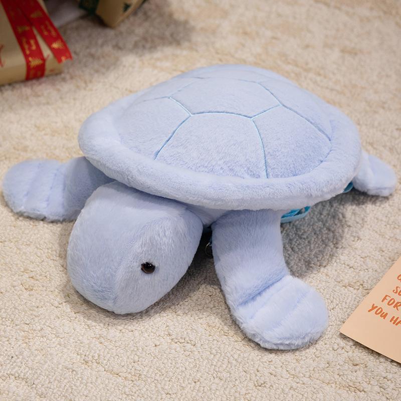 Kawaii Tortoise Plush Toy Stuffed Soft Animal Sea Turtle Backpack Pillow Cushion Home Decor Birthday Gift