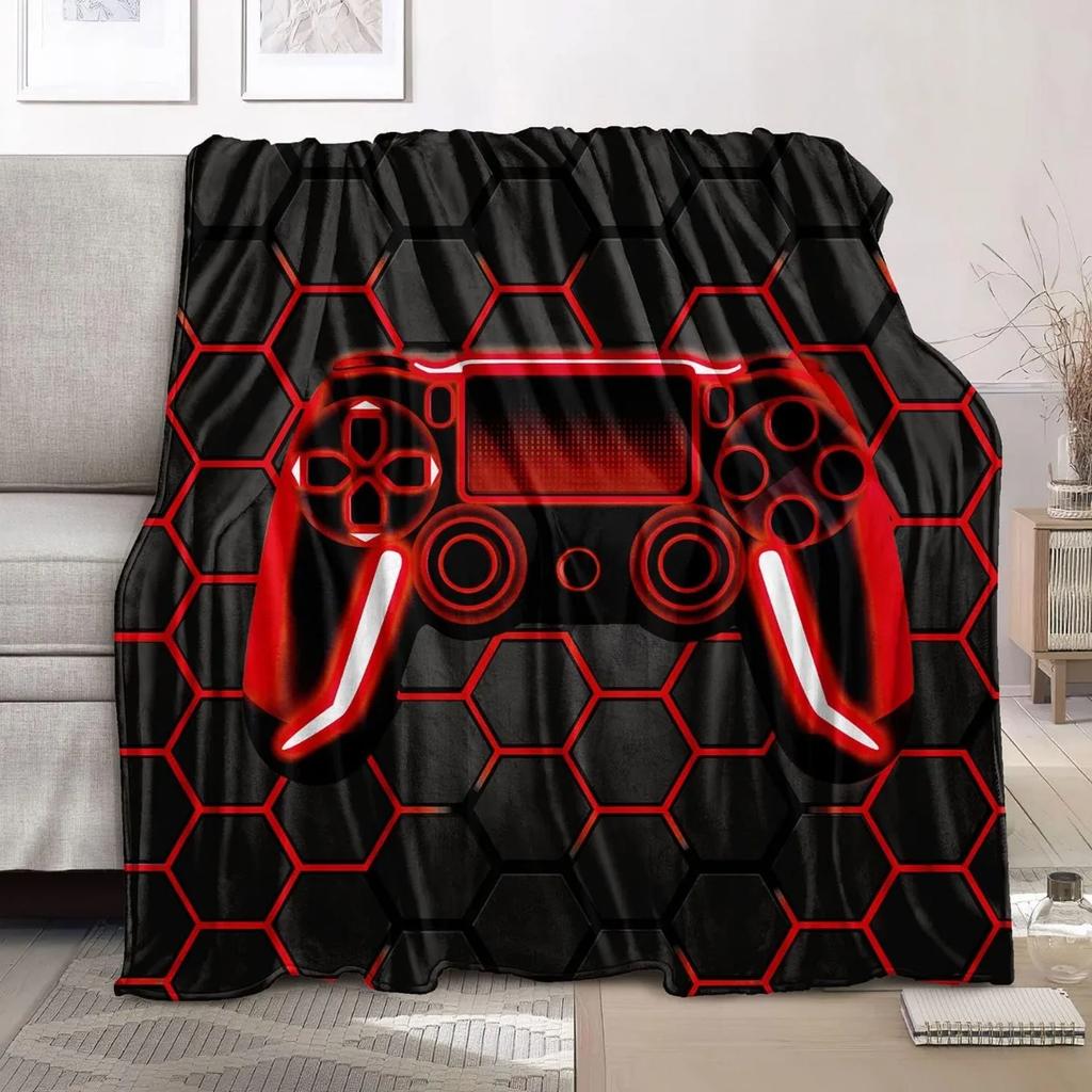 Super Soft Gaming Throw Blanket – Video Game-Inspired Gift for Kids, Teens & Boys – Perfect for Couch, Sofa or Bed