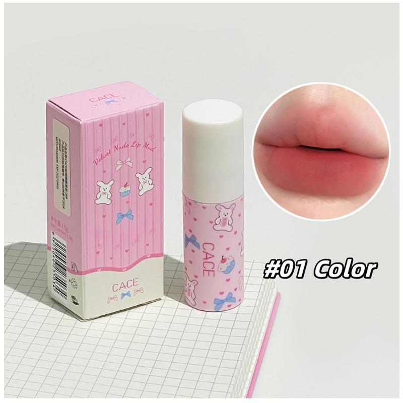 Little Bunny Lip Mud Set Velvet Nude Matte Texture Silky Lipstick Makeup