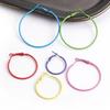6pair/set Punk Big Smooth Circle Round Hoop Earrings Exaggerate Big Women Trendy Large Hoop Earrings Brand Loop Earrings Jewelry