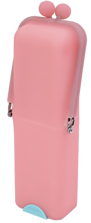 KUTSUWA AirPita Slim Pen Case Stands Upright and Fall Over AK064PK Pink - Won t -