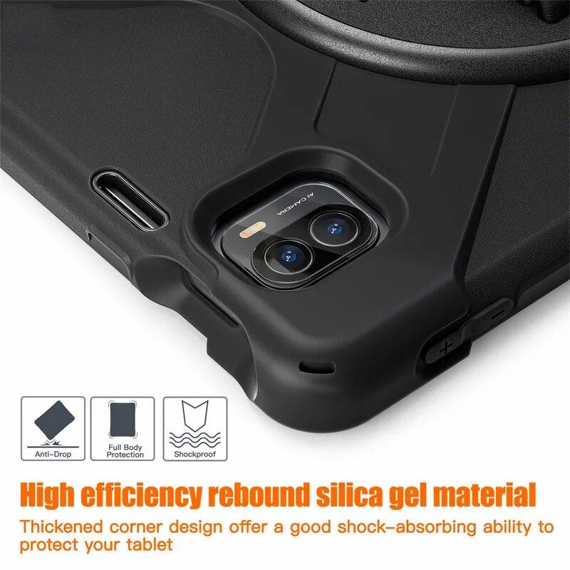 For XiaoMi Mi Pad 5 6 MiPad5 Pro MiPad 6 Pro 11 inch 2023 Case Heavy Duty Armor Silicon  PC Kids Shockproof Cover Shell Strap