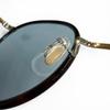 Tolle GARRETT LEIGHT Sonnenbrille Wilson Schildpattmuster Klares Braun Herren Gebraucht