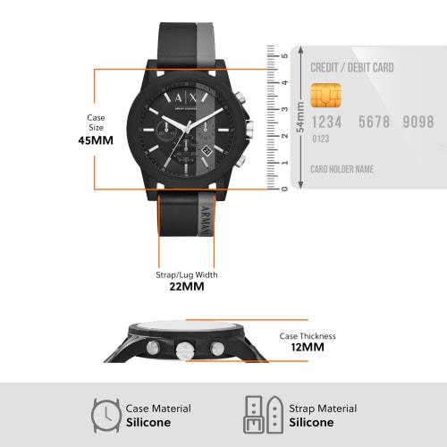 A|X Armani Exchange Watch AX1331 Men's Multicolor
