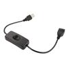 Cavo USB Maschio Femmina Con Interruttore On/Off Cavo di Prolunga Controllo Lampada
