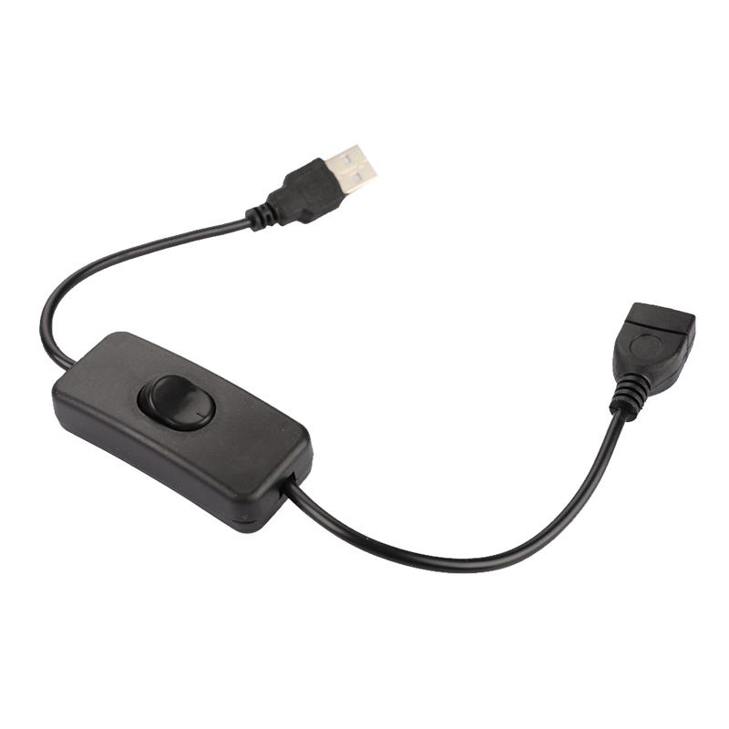 Usb Cable Male To Female With Switch On/Off Cable Extension Cable Lamp Control