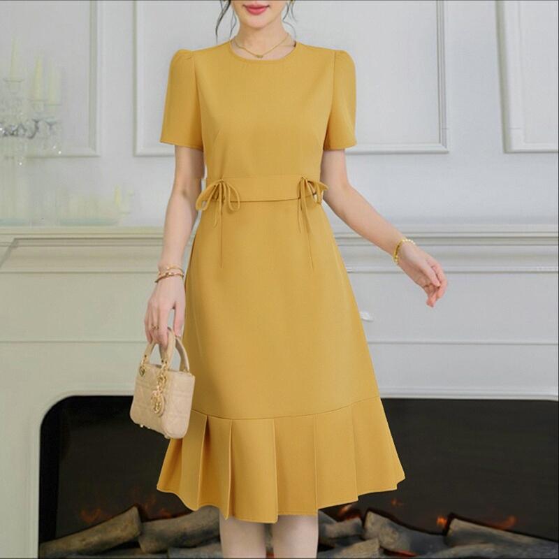 

ZANZEA Женское повседневное летнее платье с круглым вырезом и коротким рукавом S